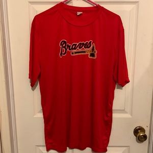 Sport tech Braves won hundred percent polyester T-shirt